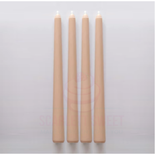 30x2.2cm 4PC Tapered Nude Candle
