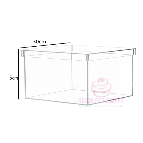 30x30x15cm Acrylic Box/Lid