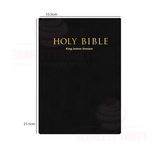 Holy Bible Black Faux Leather King James Version