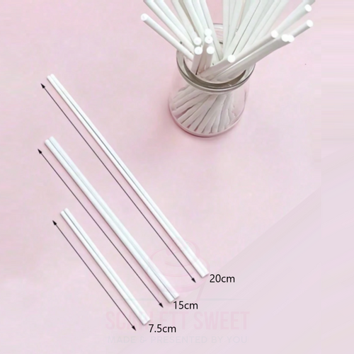 20cm Food Paper Pop Stick 50Pc