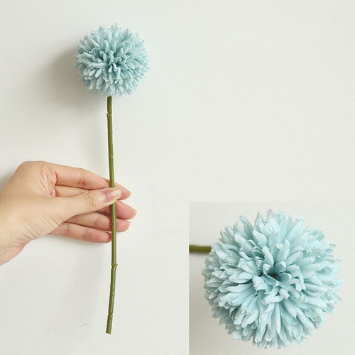 7.5cm Head Dandelion Light Blue