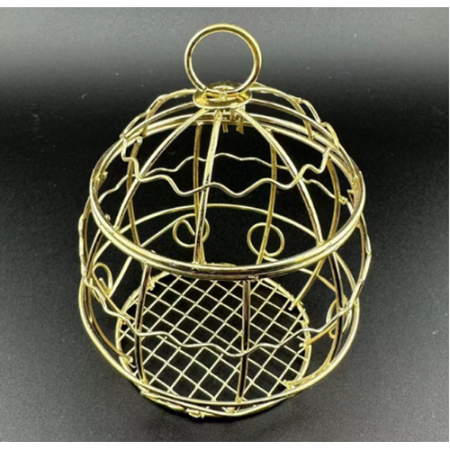 Gold Iron Bird Cage 6Pc