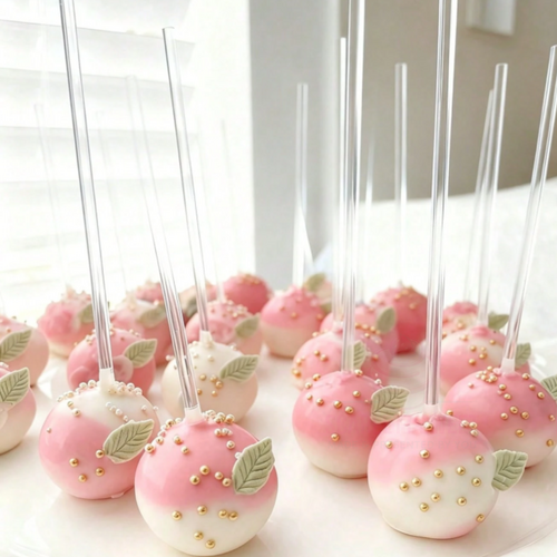 15cm Acrylic Pop Stick 12Pc