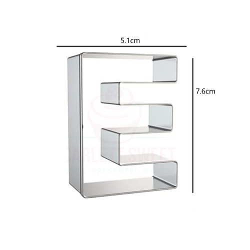  Letter E Stainless Steel Cutter