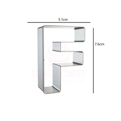  Letter F Stainless Steel Cutter