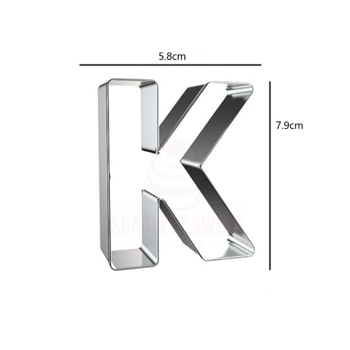  Letter K Stainless Steel Cutter