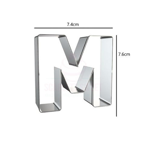  Letter M Stainless Steel Cutter