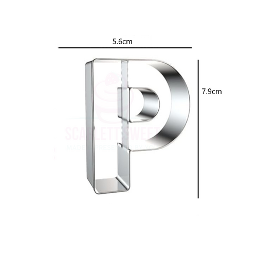  Letter P Stainless Steel Cutter
