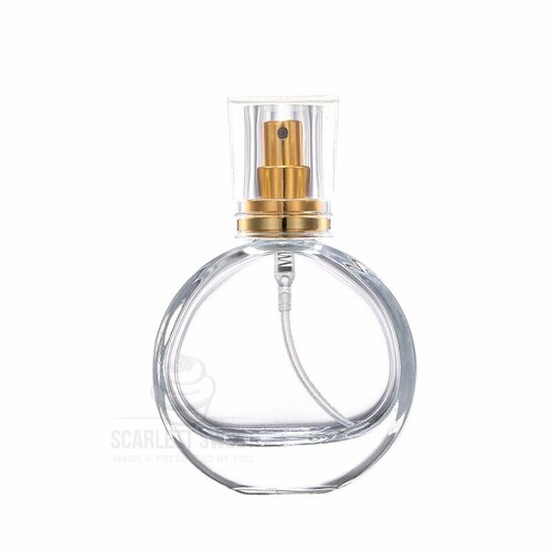 25ml 5PC Perfume Spray Bottle Gold GLASS $2.99 ea 