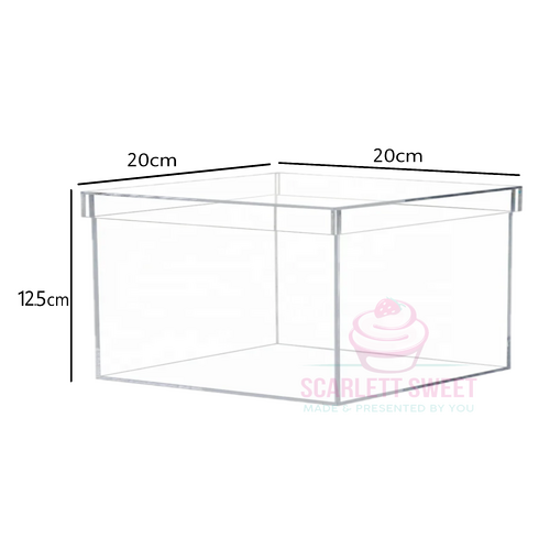 20x20x12.5cm Acrylic Box/Lid