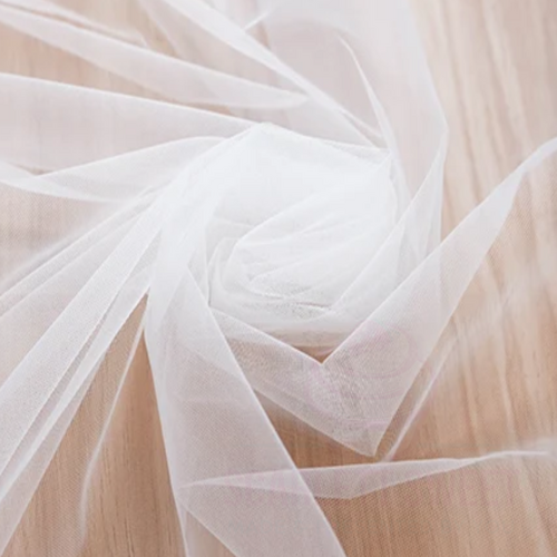 28cm 10PC White Organza Square Cut Sheet