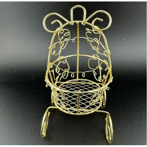 Gold Iron Stroller Pram 6PC