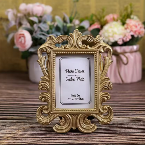 12cm Mini Vintage Frame Gold