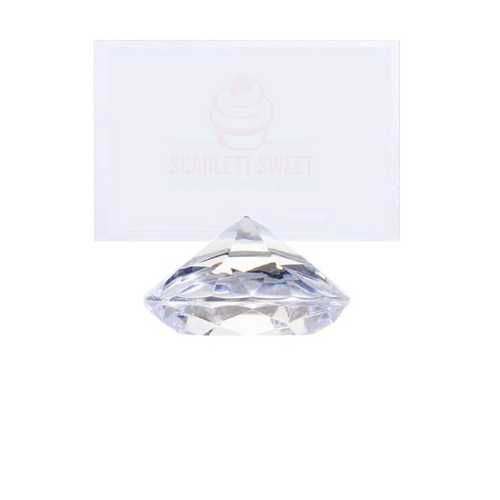6PC Diamond Place Card Holder