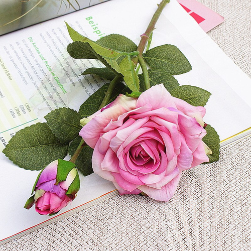 48cm Vintage Rose Pink 