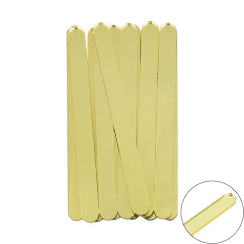 20PC Gold Acrylic Popsicle Stick